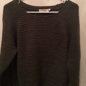Olive Green Faded Glory Sweater